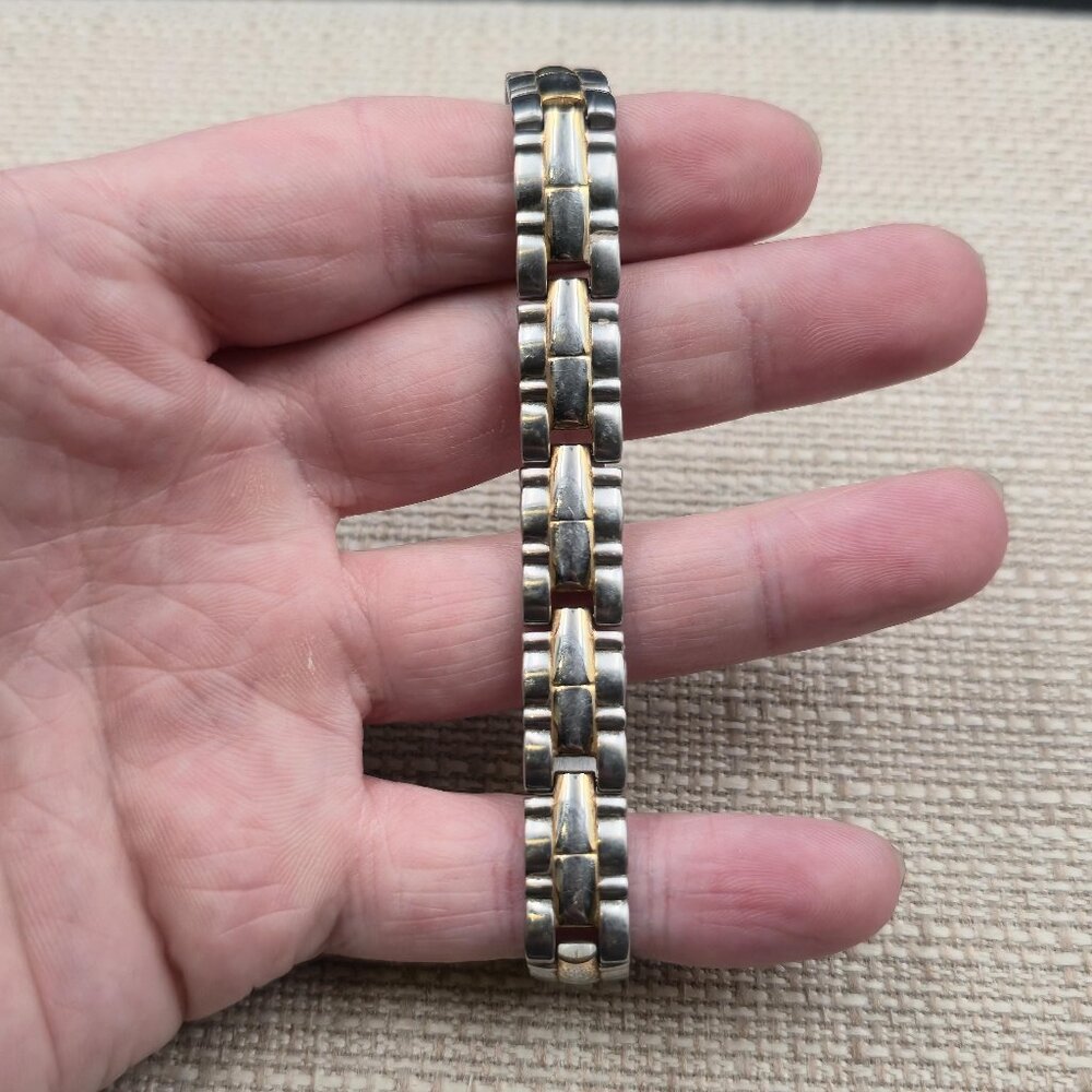 8 Inch Stainless Steel Watch Link Style Unisex Bracelet B1102
